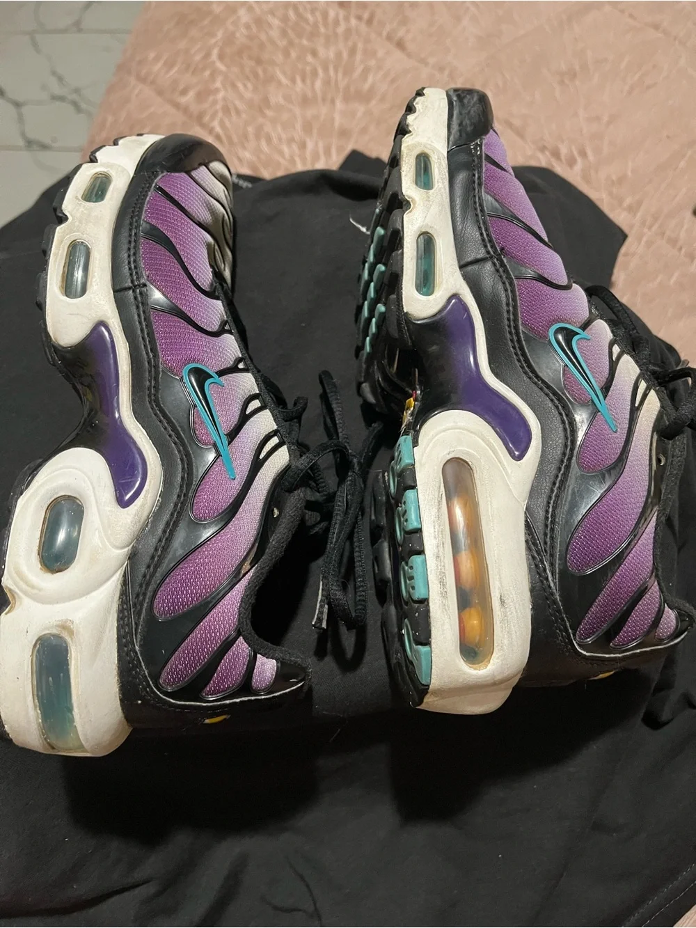 Nike Air Max Plus Purple with Teal Accents 5.5 women’s /4Y